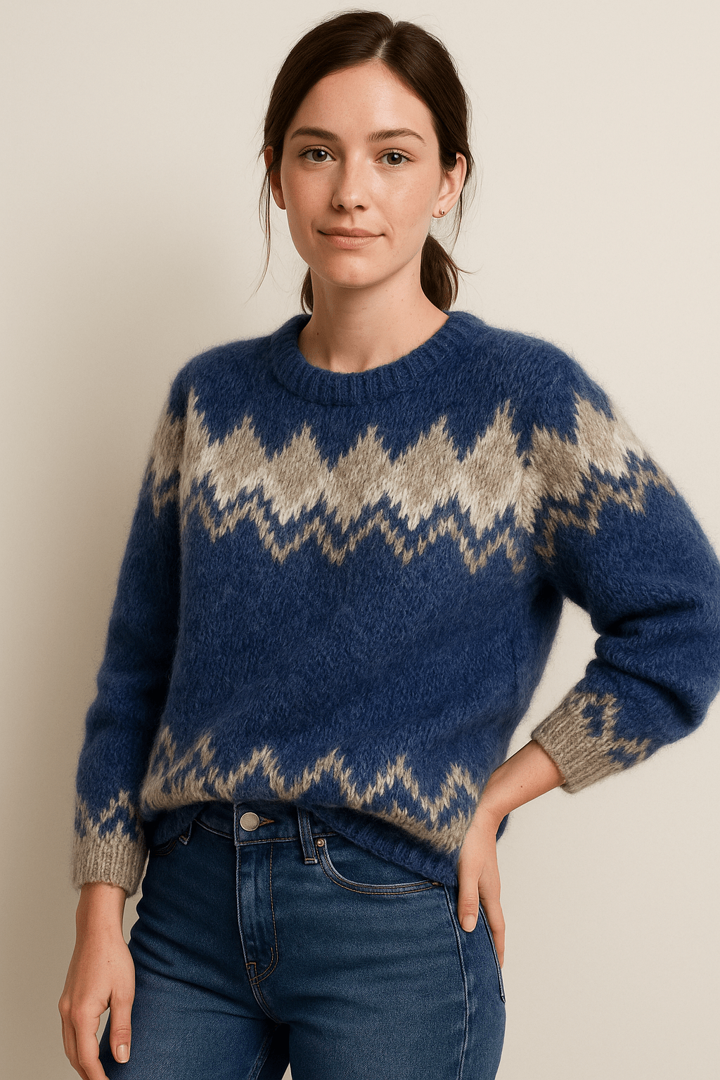 Ashford | Eliza – Women’s Elegant Round Neck Sweater – Soft Knit - Ashford London Clothing