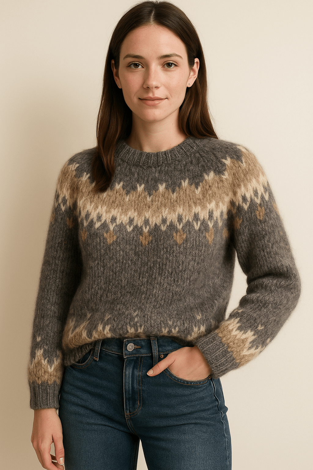 Ashford | Eliza – Women’s Elegant Round Neck Sweater – Soft Knit - Ashford London Clothing