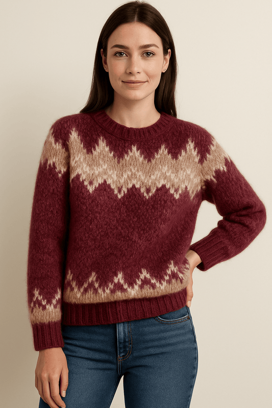 Ashford | Eliza – Women’s Elegant Round Neck Sweater – Soft Knit - Ashford London Clothing
