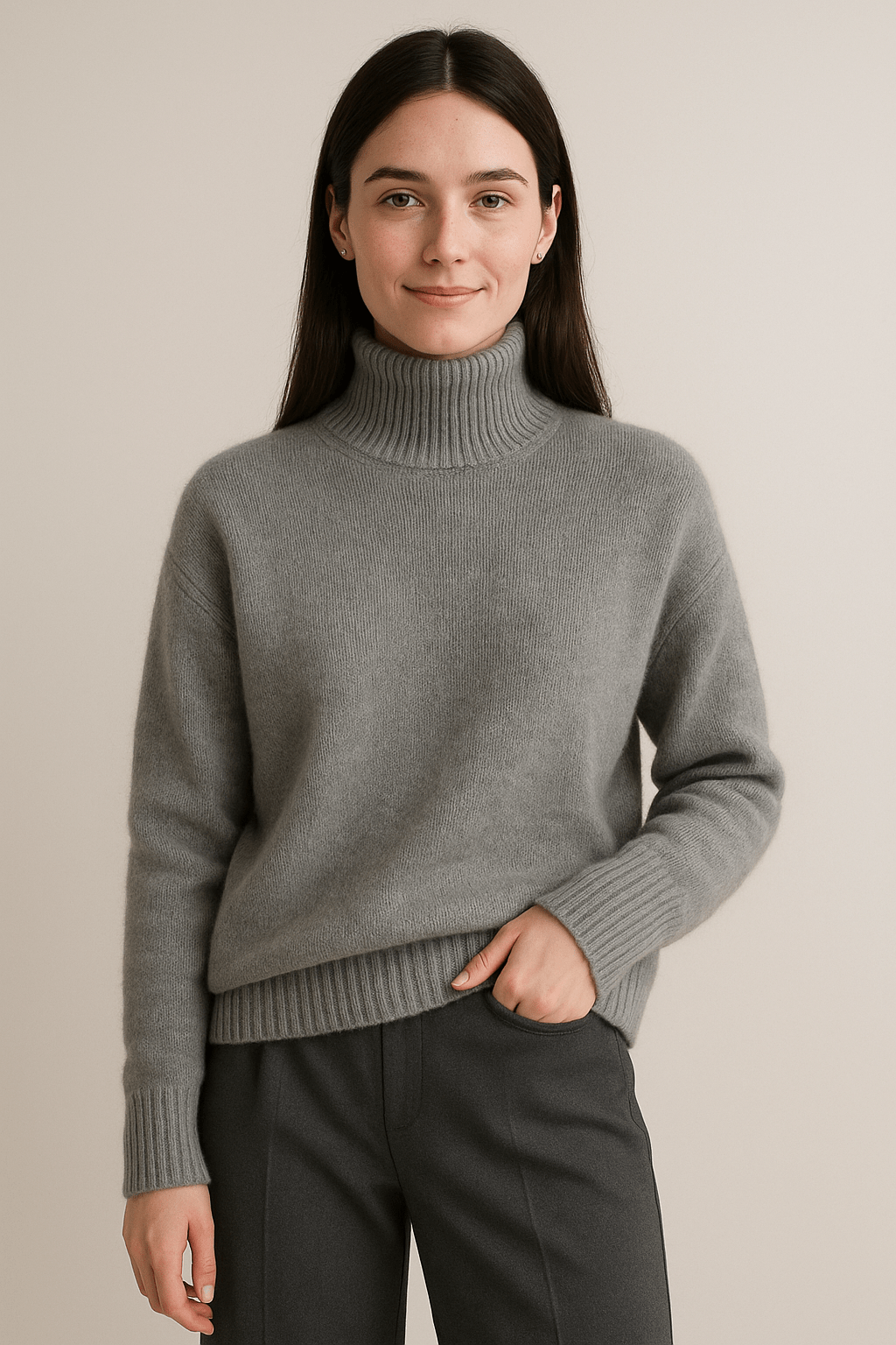 Ashford | Elva – Women’s Knit High Neck Sweater - Ashford London Clothing