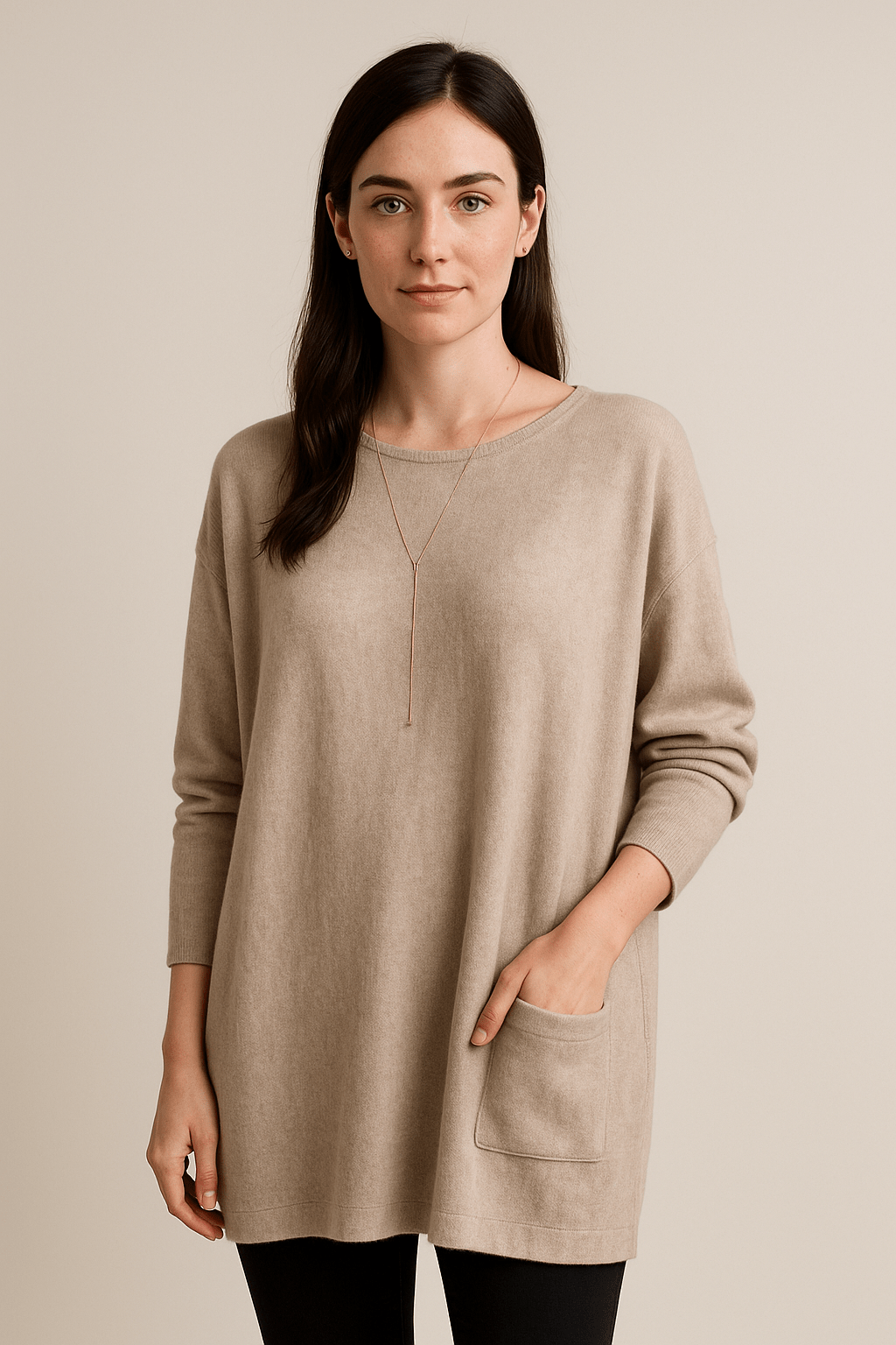 Ashford | Harper – Women’s Oversized Cotton Tunic Sweater - Ashford London Clothing