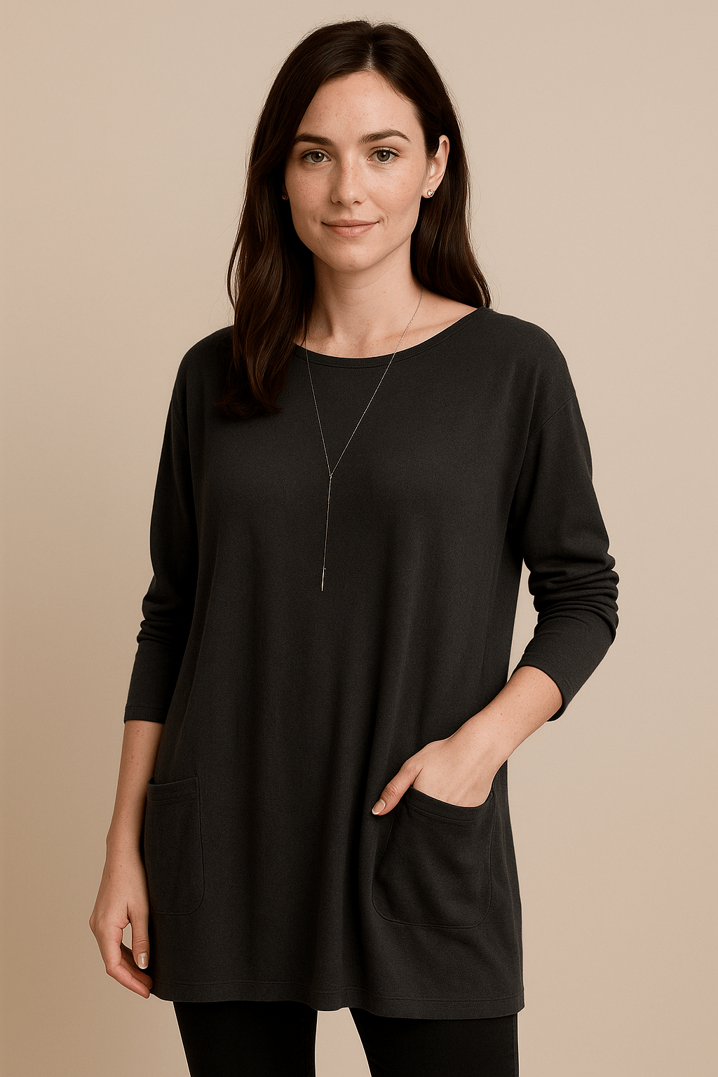 Ashford | Harper – Women’s Oversized Cotton Tunic Sweater - Ashford London Clothing
