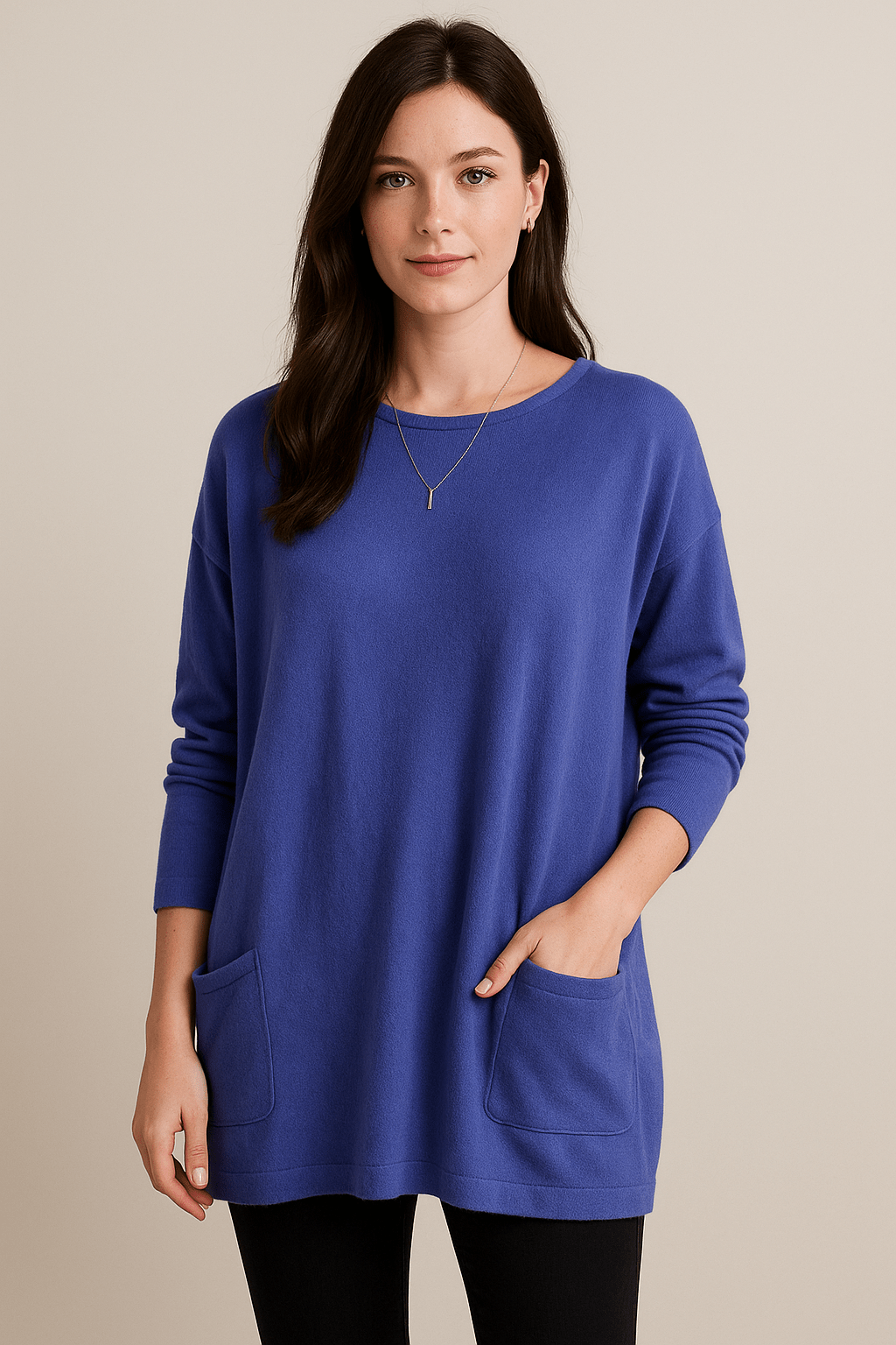 Ashford | Harper – Women’s Oversized Cotton Tunic Sweater - Ashford London Clothing