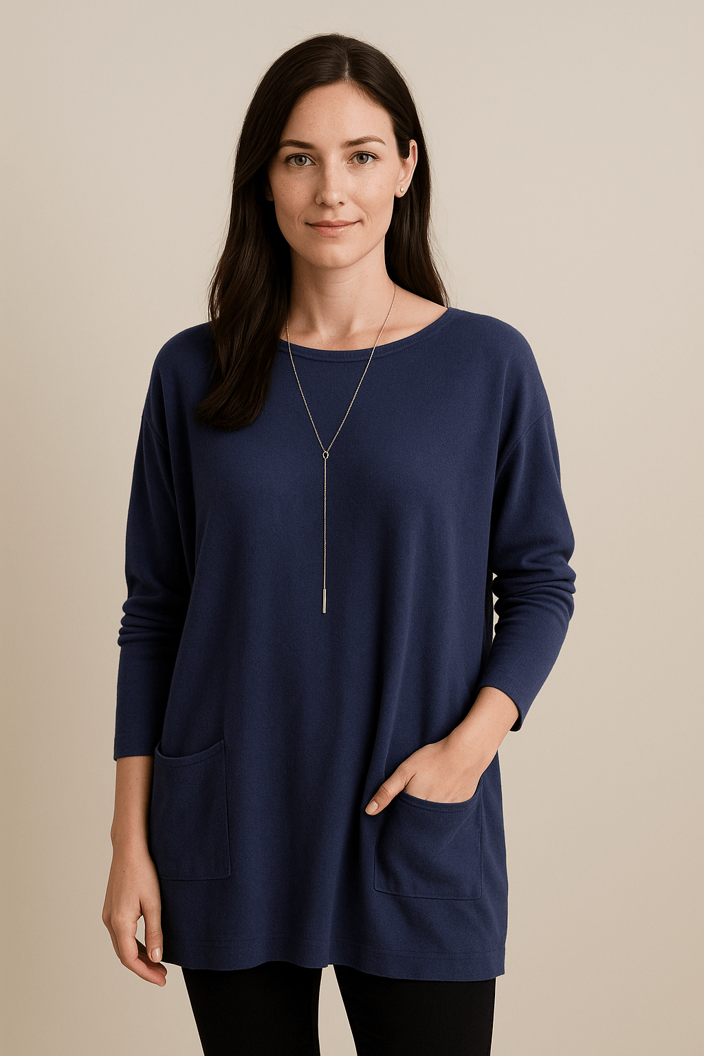 Ashford | Harper – Women’s Oversized Cotton Tunic Sweater - Ashford London Clothing