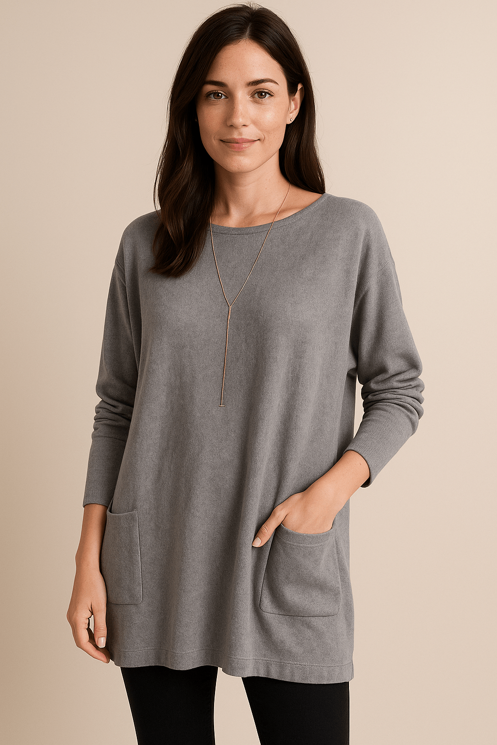 Ashford | Harper – Women’s Oversized Cotton Tunic Sweater - Ashford London Clothing