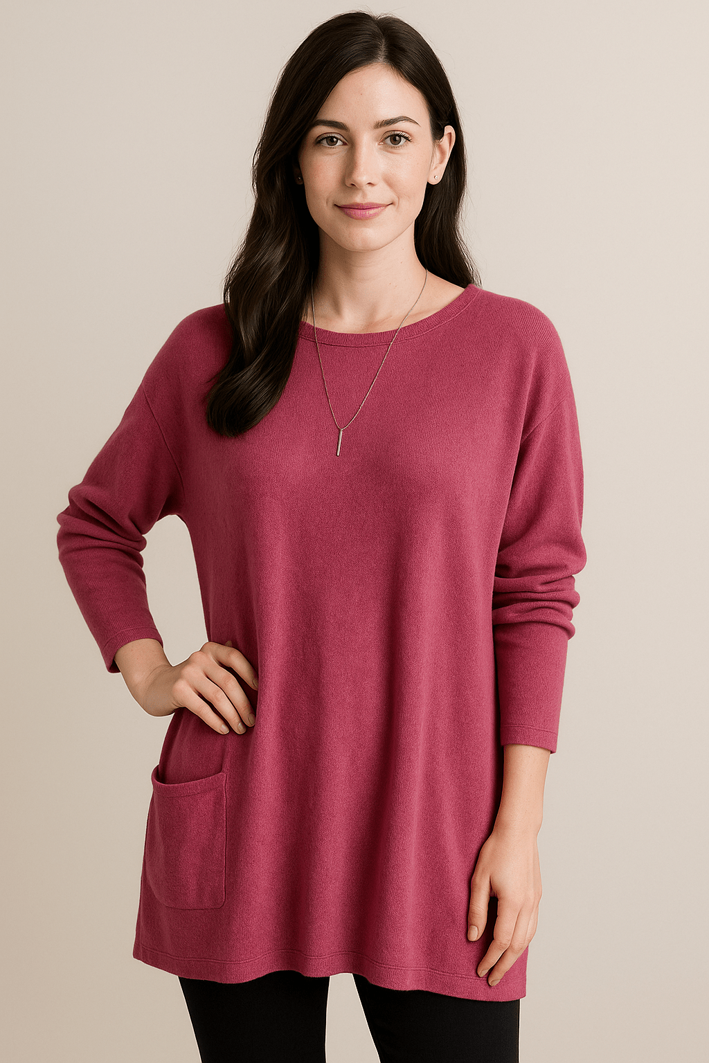 Ashford | Harper – Women’s Oversized Cotton Tunic Sweater - Ashford London Clothing