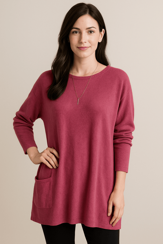 Ashford | Harper – Women’s Oversized Cotton Tunic Sweater - Ashford London Clothing