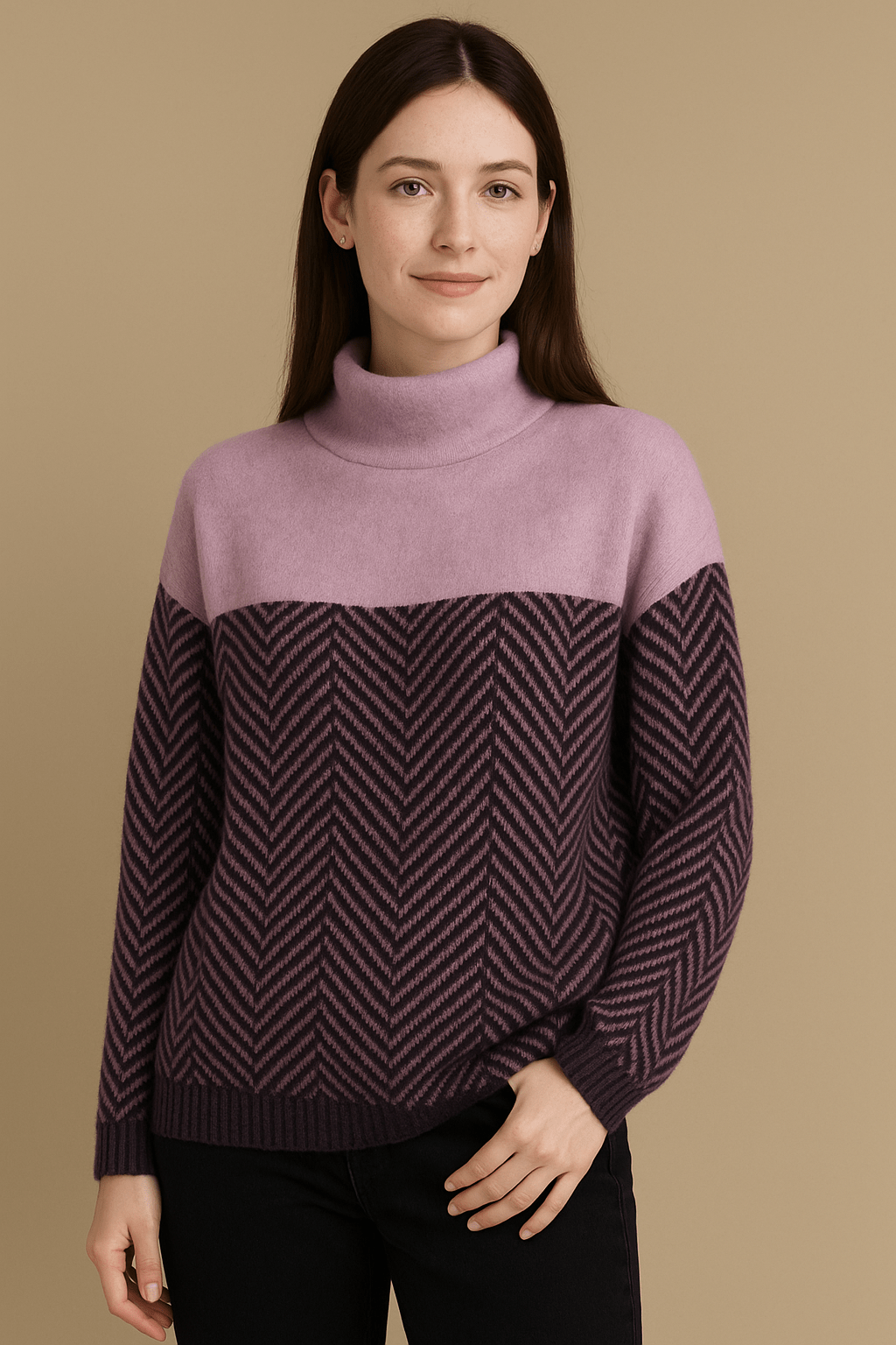 Ashford | Striped Knit Casual Long Sleeve Sweater – Knitted Pullover - Ashford London Clothing